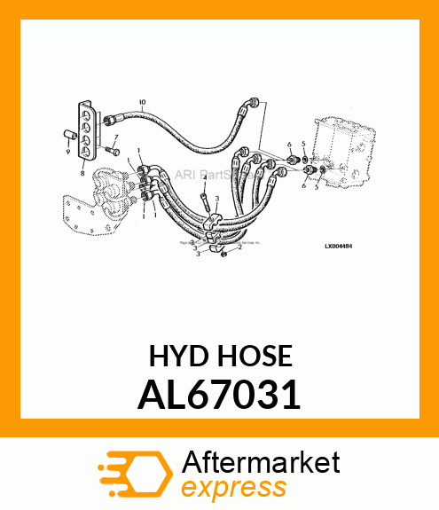 HYD. HOSE AL67031