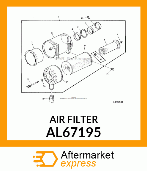 AIR FILTER AL67195