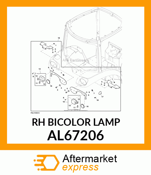 TAIL LAMP AL67206