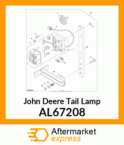 TAIL LAMP AL67208