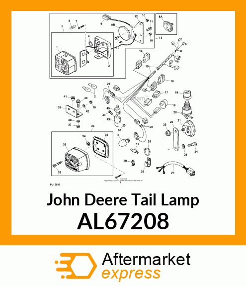 TAIL LAMP AL67208