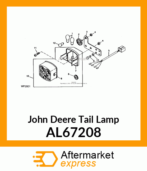 TAIL LAMP AL67208