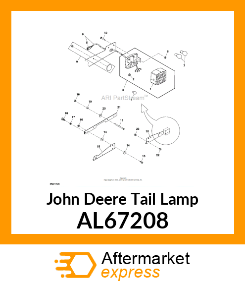 TAIL LAMP AL67208