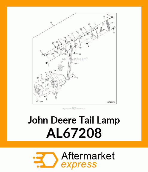 TAIL LAMP AL67208