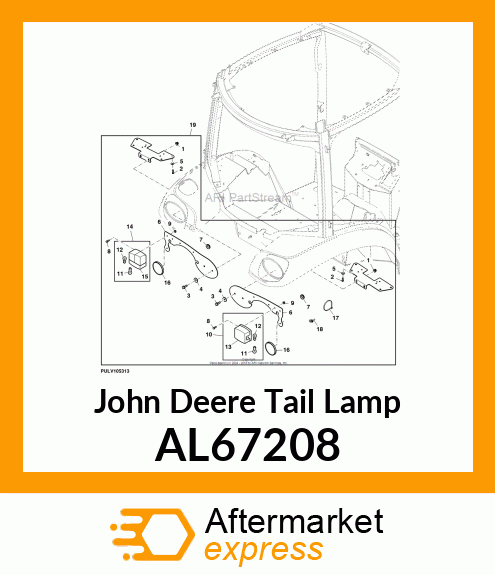 TAIL LAMP AL67208