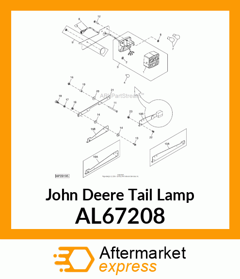 TAIL LAMP AL67208