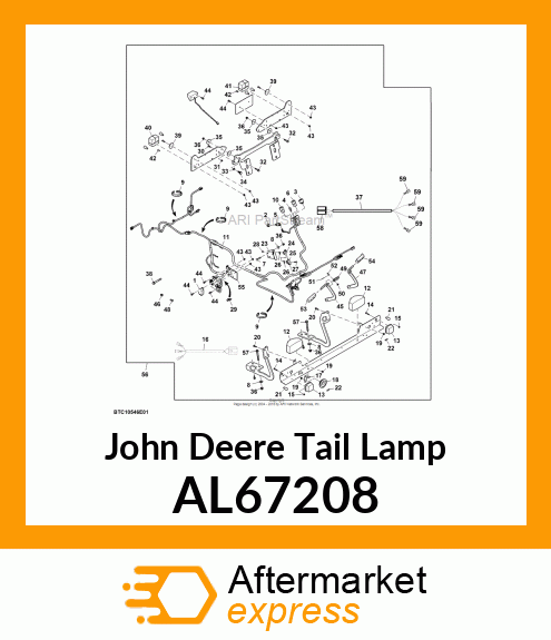 TAIL LAMP AL67208