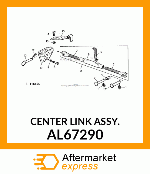 CENTER LINK ASSY. AL67290