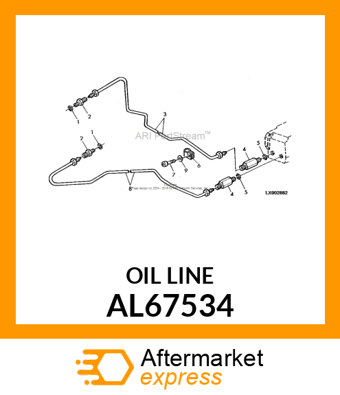 OIL LINE AL67534
