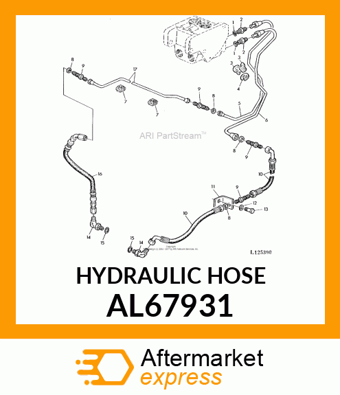 HYDRAULIC HOSE AL67931