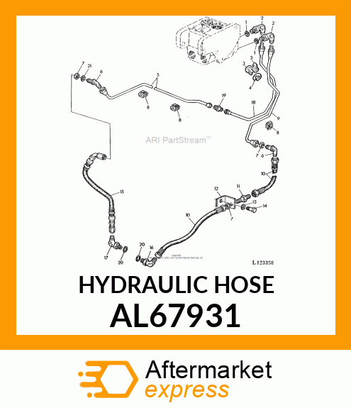 HYDRAULIC HOSE AL67931