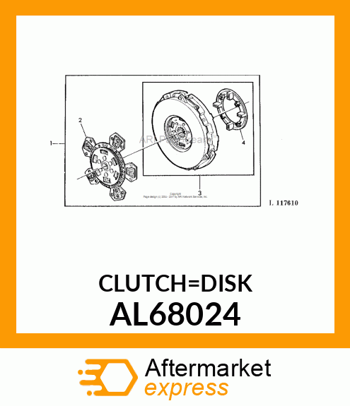 CLUTCH DISK AL68024