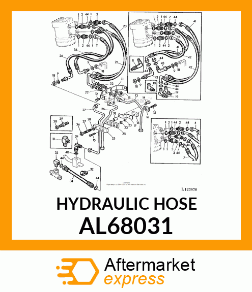 HYDRAULIC HOSE AL68031