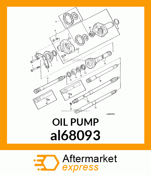 OIL PUMP al68093