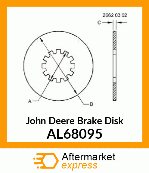 BRAKE DISK, BRAKE DISK AL68095