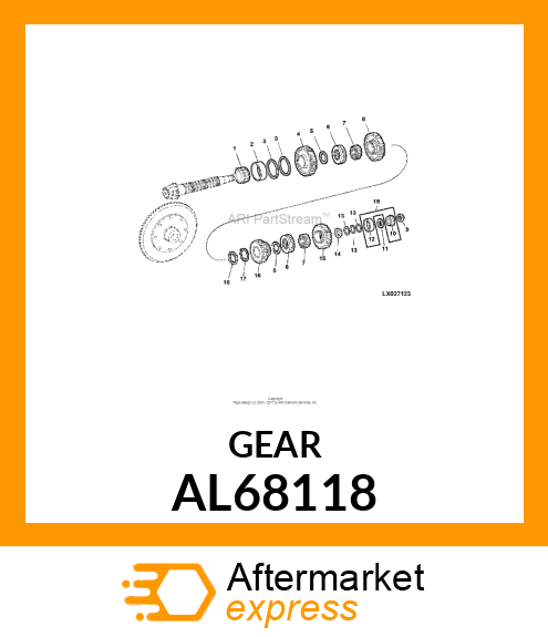 Gear AL68118