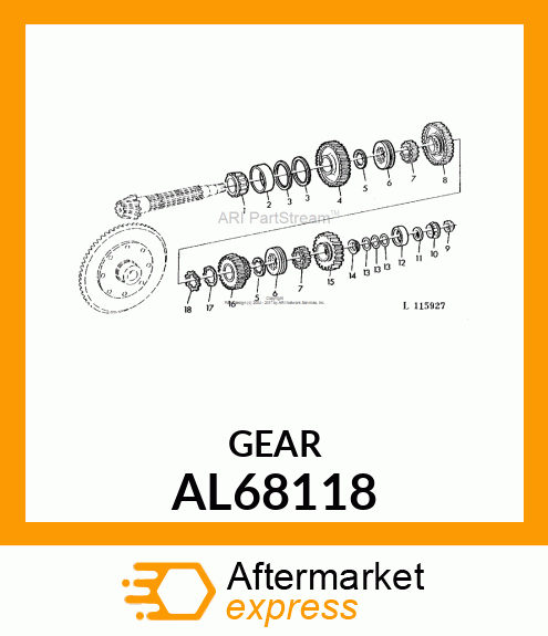 Gear AL68118