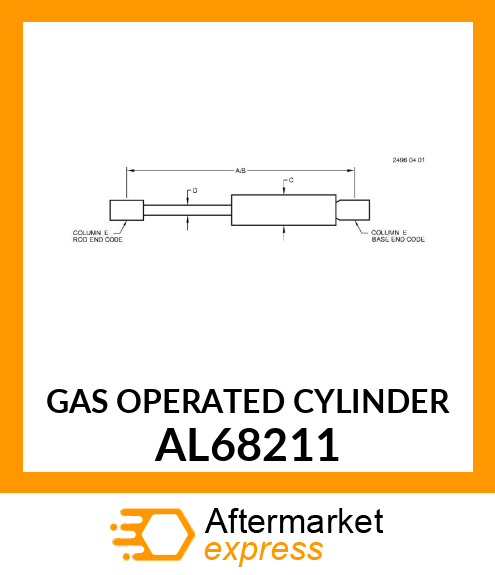 GAS OPERATED CYLINDER AL68211