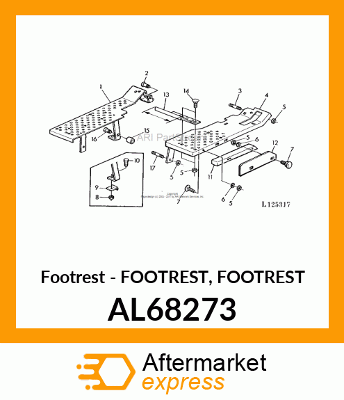Footrest AL68273