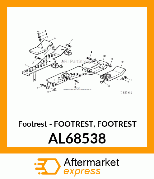 Footrest AL68538