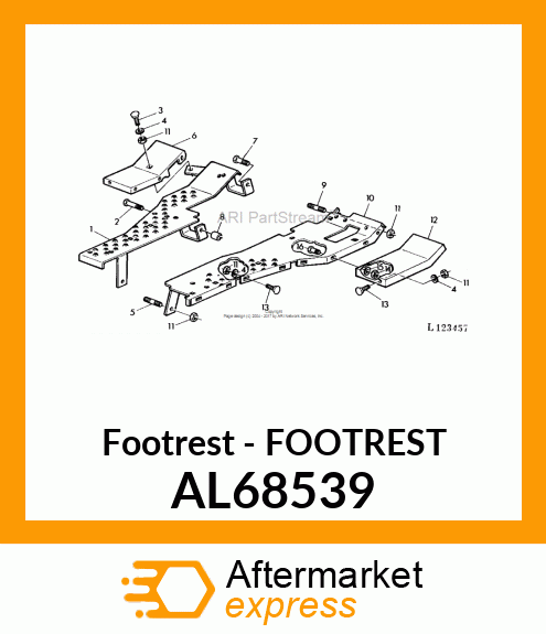 Footrest AL68539