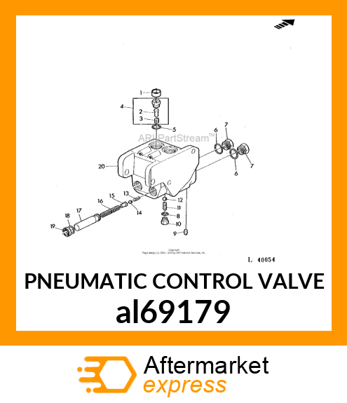 PNEUMATIC CONTROL VALVE al69179