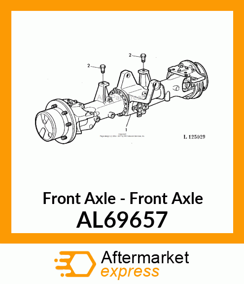 Front Axle - Front Axle AL69657