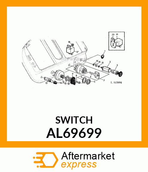 RELAY, RELAY AL69699