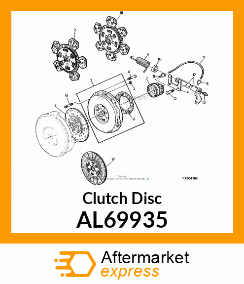 CLUTCH DISK AL69935