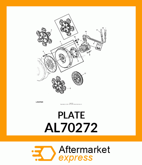 CLUTCH DISK W/ MIBA AL70272