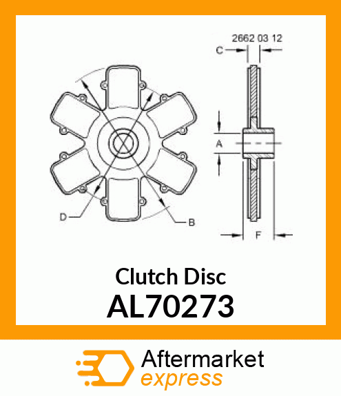 CLUTCH DISK AL70273