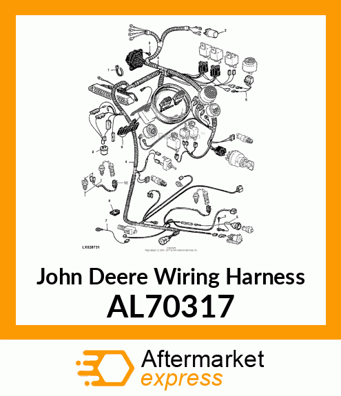 WIRING HARNESS AL70317