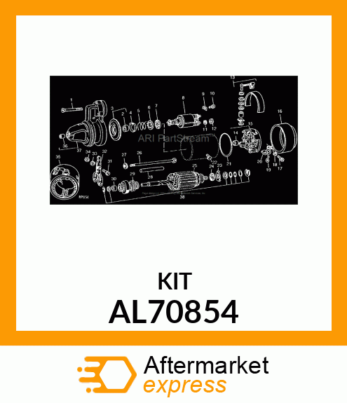 BEARING BUSHING KIT FOR STARTER AL70854