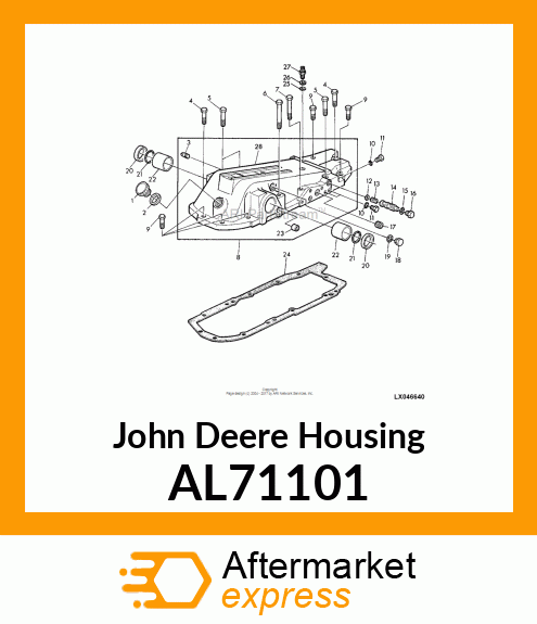 HYD. HOUSING WITH BALL AL71101