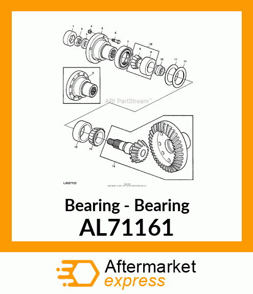 Bearing - Bearing AL71161