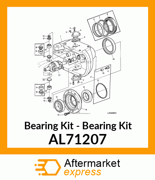 Bearing Kit - Bearing Kit AL71207