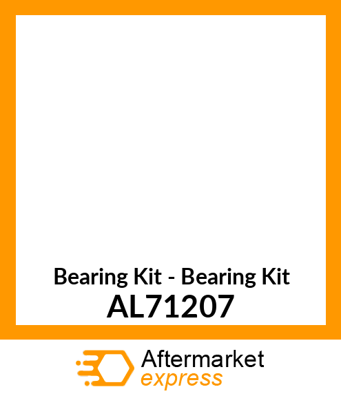 Bearing Kit - Bearing Kit AL71207