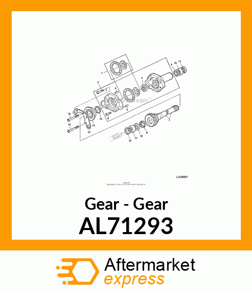 Gear - Gear AL71293