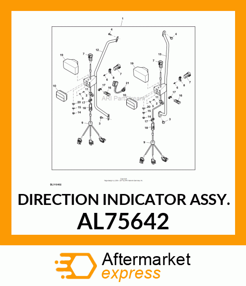 DIRECTION INDICATOR ASSY. AL75642