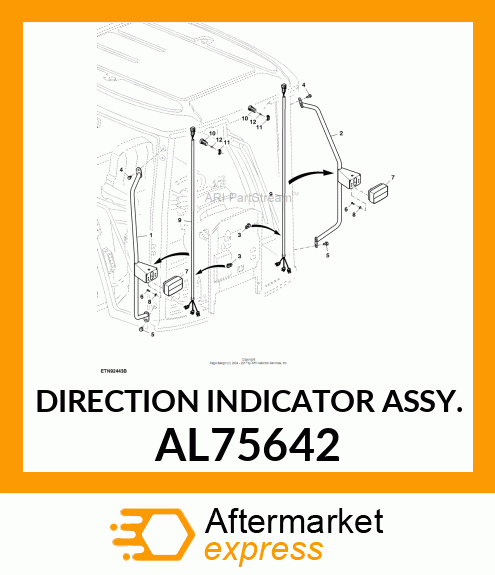 DIRECTION INDICATOR ASSY. AL75642