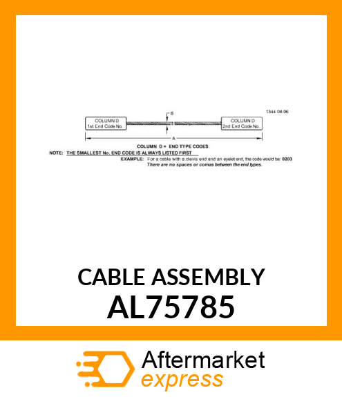 CABLE ASSEMBLY AL75785