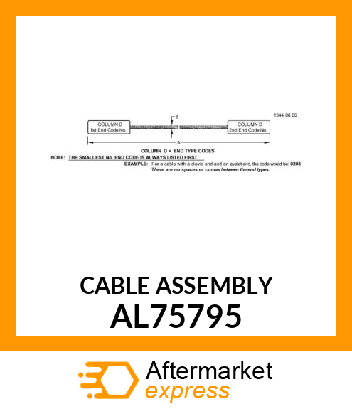 CABLE ASSEMBLY AL75795