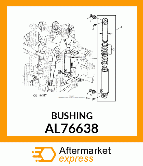 Aligning Bushing AL76638