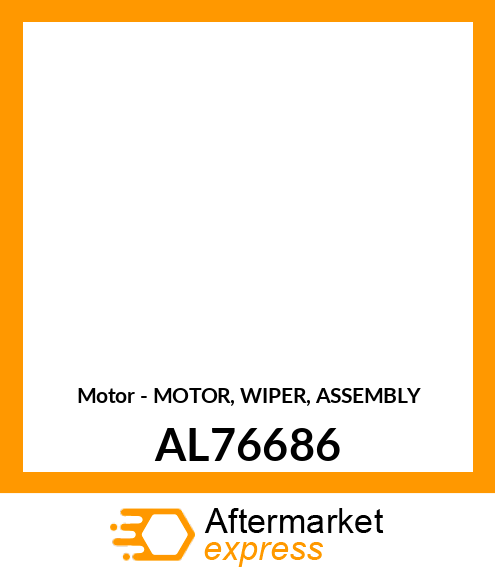 Motor - MOTOR, WIPER, ASSEMBLY AL76686