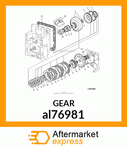 CLUTCH PLATE, PLATE, CLUTCH WITH GE al76981