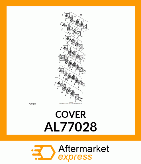 COVER, END, LH AL77028