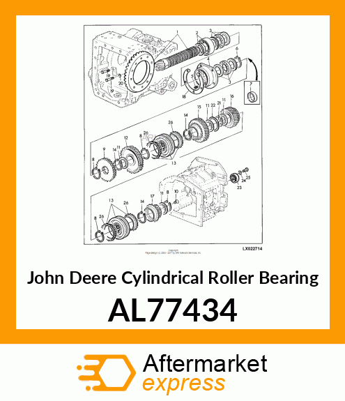 AXIAL CYLINDER ROLLER BEARING AR55X AL77434