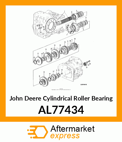 AXIAL CYLINDER ROLLER BEARING AR55X AL77434