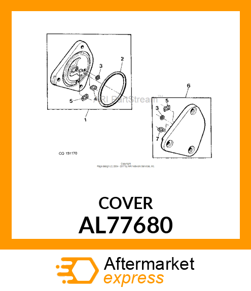 COVER, END, ASSEMBLY, RH AL77680