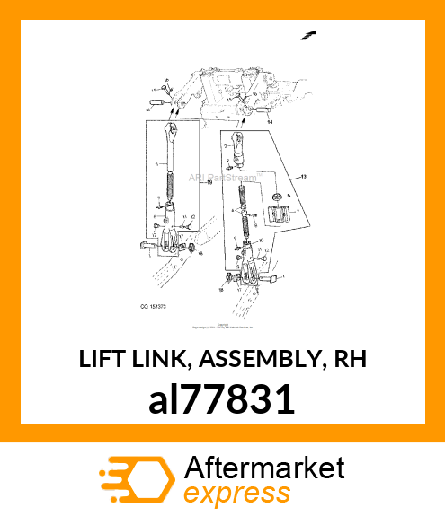 LIFT LINK, ASSEMBLY, RH al77831